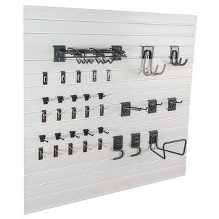 Slatwall Garage Organization Tool Kit with Accessories