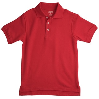 French Toast Children's Short Sleeve Pique Red Polo Shirt