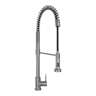 Boann 'Charlize' 27-inch Brushed Stainless Flexible Kitchen Faucet