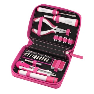 22-piece Pink Craft Tool Set