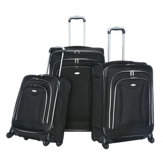 Olympia Luxe 3-piece Expandable Spinner Luggage Set