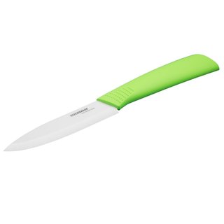 Toponeware Ceramic 4" Utility Knife - Green Handle White Blade, CKGNW4