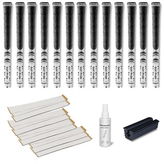 Golf Pride New Decade MCC White - 13pc Grip Kit (with tape, solvent, vise clamp)