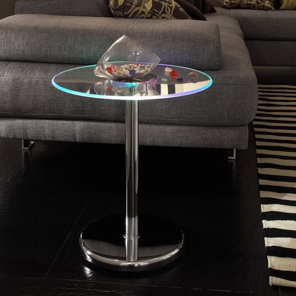 Lorin End Table Modern LED Accent Table iNSPIRE Q Modern