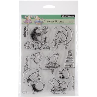 Penny Black Clear Stamps 5"X6.5" Sheet-Sweet & Cute