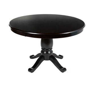 Simple Living Alexa Espresso Round Pedestal Dining Table