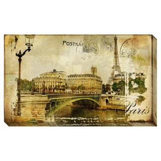 Gallery Direct Memories of Paris Oversized Gallery Wrapped Canvas