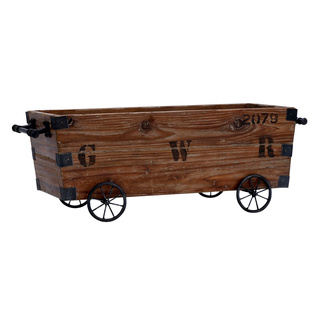 Wood Cart and Storage Crate