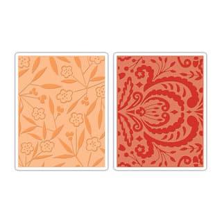 Sizzix Textured Impressions Embossing Folders 2-pack by Dena Designs