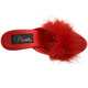 Pleaser Women's 'BELLE-301F' Heel Fur Slip-on Shoes - Thumbnail 16