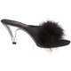 Pleaser Women's 'BELLE-301F' Heel Fur Slip-on Shoes - Thumbnail 4