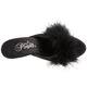 Pleaser Women's 'BELLE-301F' Heel Fur Slip-on Shoes - Thumbnail 8