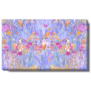 Studio Works Modern 'Spring Garden Bloom - Pastel Lilac' Gallery Wrapped Canvas
