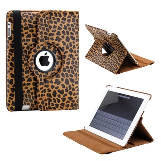 Gearonic 360 Degree Rotating PU Leather Smart Cover for iPad 2/ 3/ 4