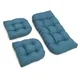 Blazing Needles 3-piece Solid-color Settee Replacement Cushion Set - Thumbnail 5