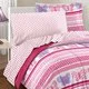 Dream Factory Butterfly Dots Pink 7-piece Bed in a Bag with Sheet Set - Thumbnail 3