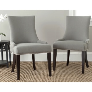 Safavieh En Vogue Dining Lester Granite Nailhead Side Chairs (Set of 2)
