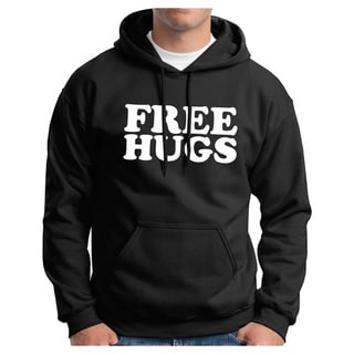 Men's Black 'Free Hugs' Hoodie