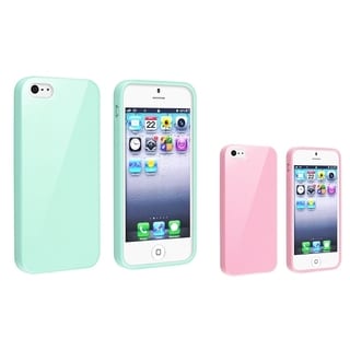 INSTEN 2-piece set TPU Phone Case for Apple iPhone 5/ 5S/ 5C/ SE