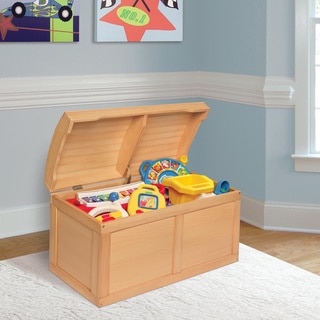 Natural Barrel Top Toy Chest