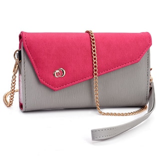 Kroo Clutch Wallet with Wristlet and Shoulder Straps for Smartphone up to 5.5"