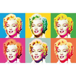 Ideal Decor 'Visions of Marilyn' Wall Mural