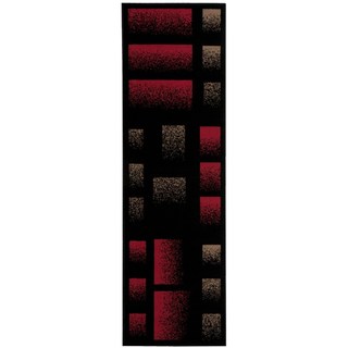 Nourison Modesto Black Runner Rug (2'2 x 7'3)
