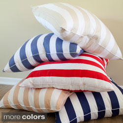 Cabana Stripe 26-inch Euro Square Pillows (Set of 2)