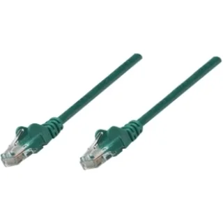 Intellinet Patch Cable, Cat5e, UTP, 7', Green