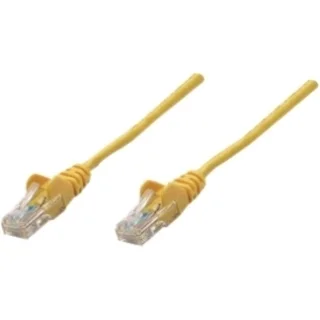 Intellinet Patch Cable, Cat5e, UTP, 25', Yellow