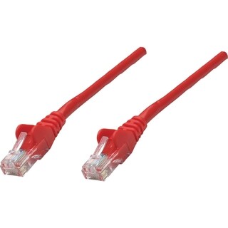 Intellinet Patch Cable, Cat5e, UTP, 5', Red