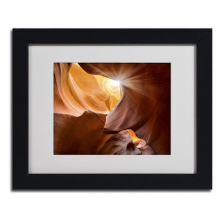 Moises Levy 'Searching Light III' Framed Matted Art