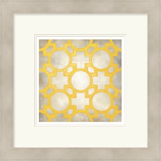 Chariklia Zarris 'Symmetry' Limited Edition Yellow Giclee Print