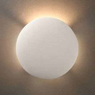 Circle Ceramic 1-light ADA Sconce