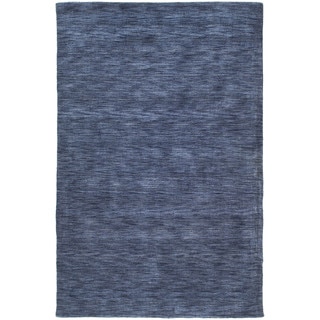 Gabbeh Hand-tufted Blue Rug (7'6 x 9')