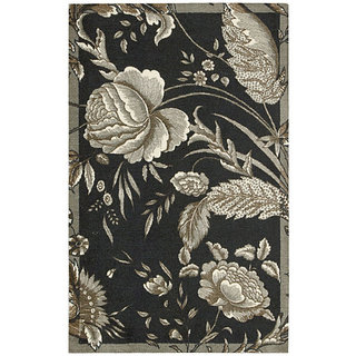Waverly Artisanal Delight Fanciful Noir Area Rug by Nourison (2'6 x 4')