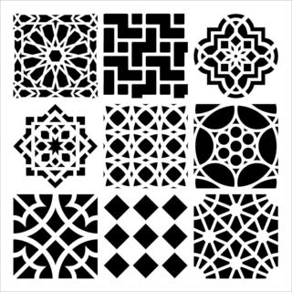 Crafter's Workshop Templates 12 X12  - Moroccan Tiles