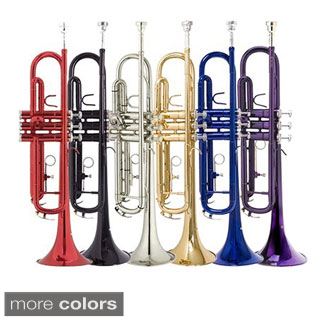 Bb Student Colored Trumpet and Giardinelli Care Kit