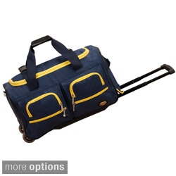 Rockland 22-inch Lightweight Carry-on Rolling Upright Duffel Bag