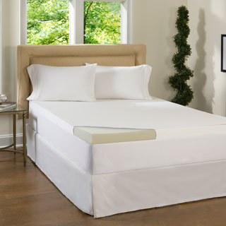 Comforpedic Loft from Beautyrest 3-inch Memory Foam Topper with Egyptian Cotton Cover