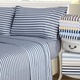 Superior 600 Thread Count Deep Pocket Cabana Stripe Cotton Blend Sheet Set - Thumbnail 9
