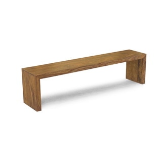 Timbergirl Handcrafted Solid Seesham Wood Bench (India)