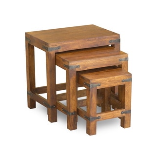 Timbergirl Handcrafted Rustic Nesting Tables (India)
