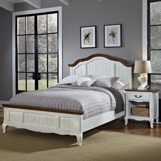 Home Styles The French Countryside King Bed and Night Stand