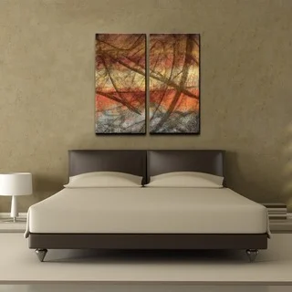 Link to Ready2HangArt 'Abstract' Over-sized Canvas Wall Art (Set of 2) Similar Items in Matching Sets