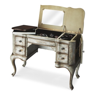Butler Charlotte Rustic Blue and Cherry Vanity
