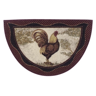 Tall Rooster Accent Rug (19"x31")