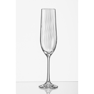 Red Vanilla 6.5-ounce Viola Optic Champagne Flute (Set of 6)