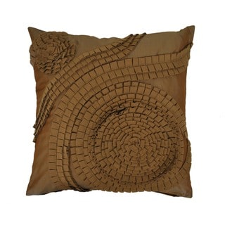 Sherry Kline 21-inch Pleated Swirl Tafetta Pillow