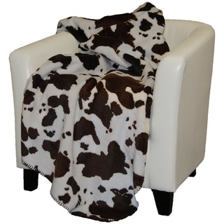 Denali Brown Cow Throw Blanket
